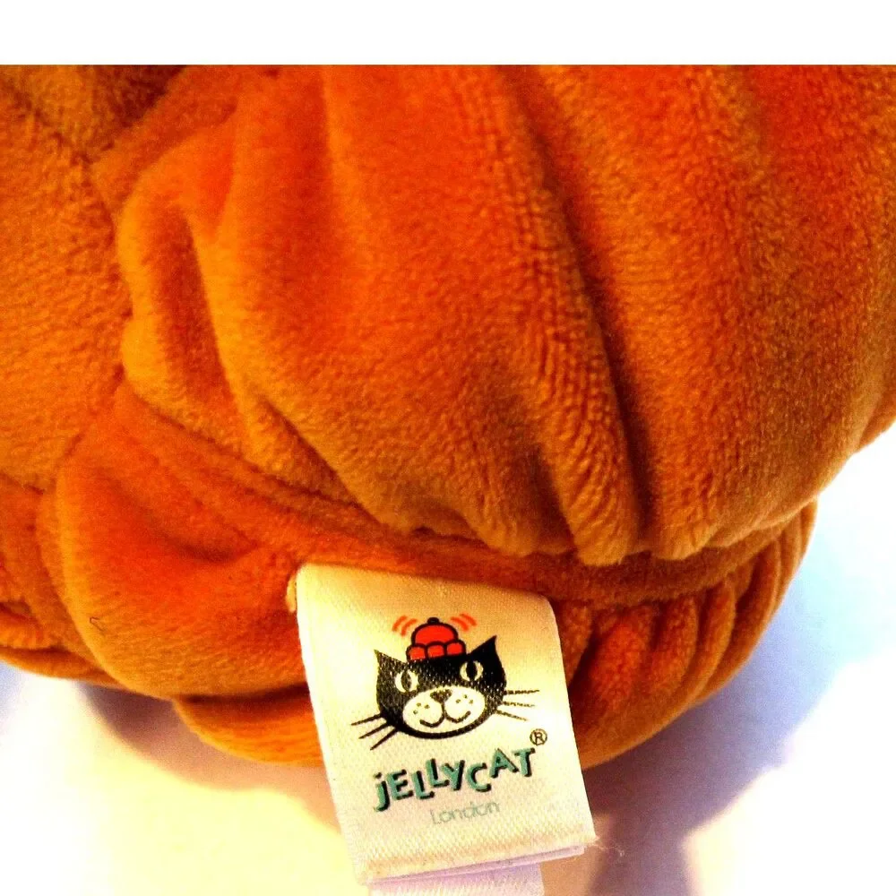 JellyCat Authentic Pumpkin plush toy retired small Vivacious Vegetable
